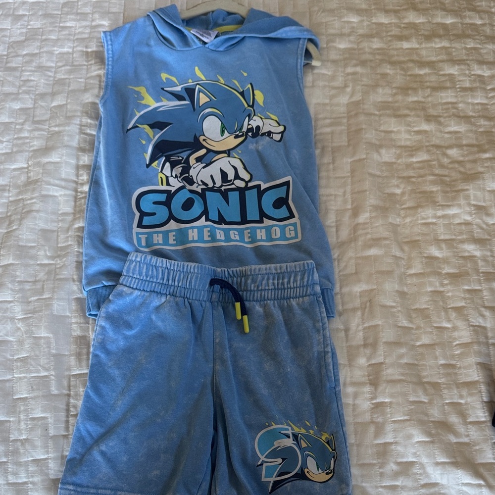 Sonic the Hedgehog Kids Blue Matching Set